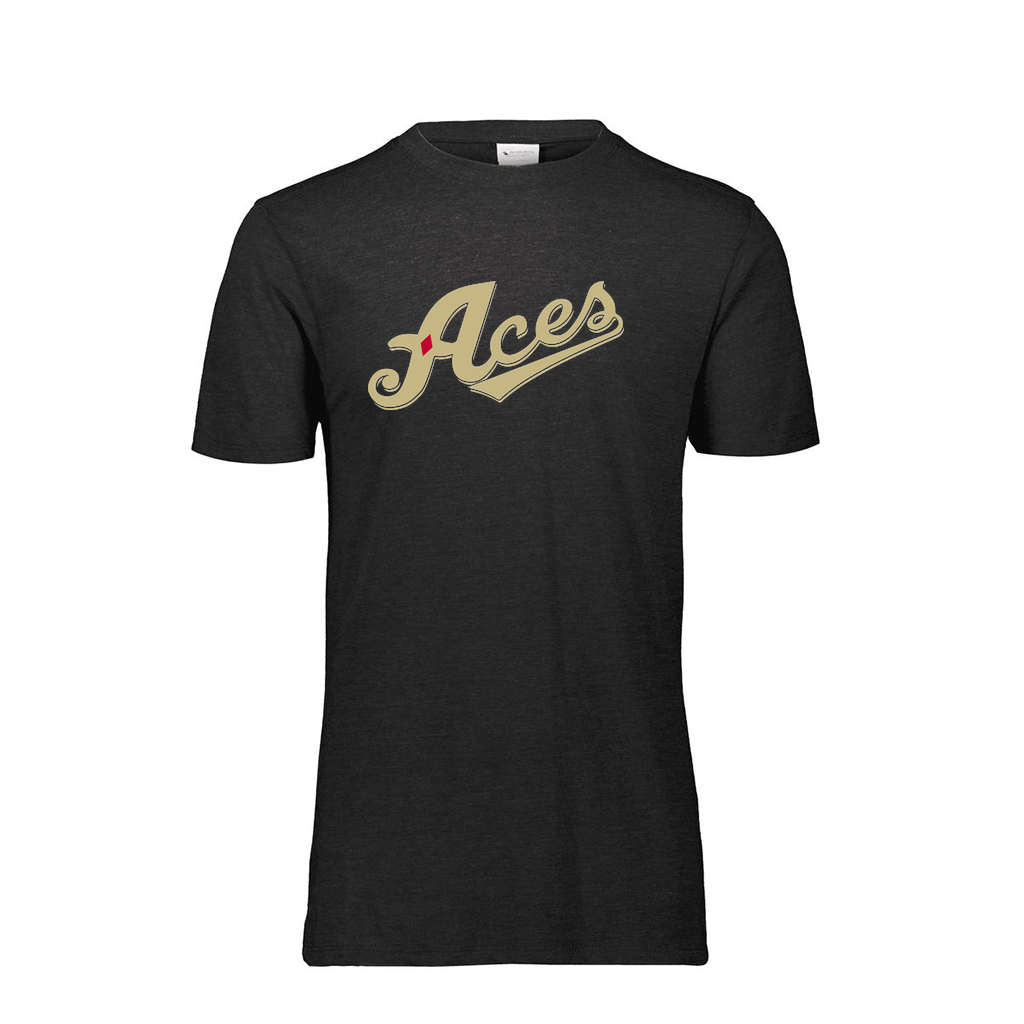 [FTSCUBBK-AS-LOGO1] Decker Men's Tri-Blend T-Shirt - Short Sleeve (Adult S, Black, Logo 1)
