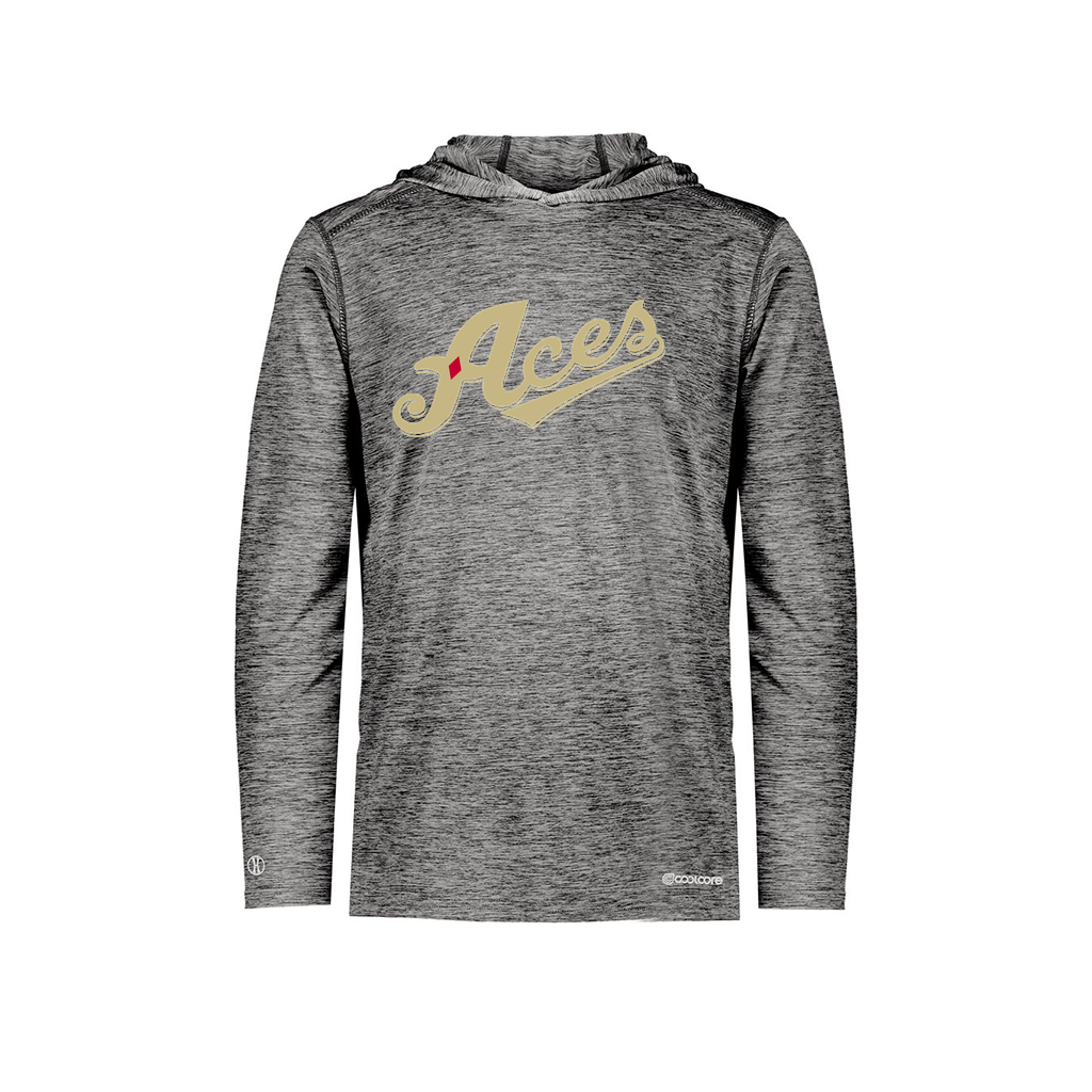 [FOLHCGBK-YS-LOGO1] Decker Youth Charge Hoodie (Youth S, Black, Logo 1)