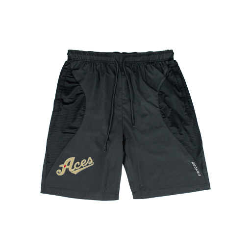 [CUS-DFW-SHOR-PER-CRV-BLK-YXXS-LOGO1] Decker Shorts (Curve Shorts) (Logo 1, Youth XXS, Black)