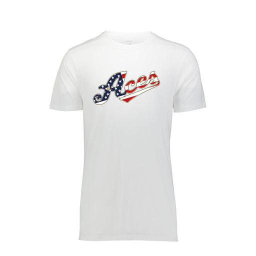 [FTSCUBWH-AS-LOGO2] Decker Men's Tri-Blend T-Shirt - Short Sleeve (Adult S, White, Logo 2)