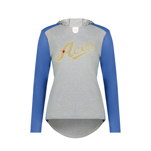 [6902.28V.XS-LOGO1] Ladies Vintage Hoodie (Female Adult XS, Royal, Logo 1)