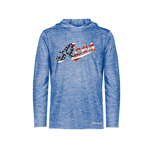 [FOLHCGRY-YS-LOGO2] Decker Youth Charge Hoodie (Youth S, Royal, Logo 2)