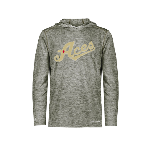 [FOLHCGGY-YS-LOGO1] Decker Youth Charge Hoodie (Youth S, Gray, Logo 1)