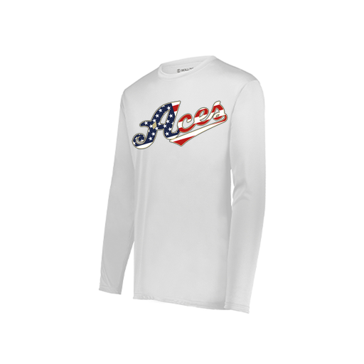 [222822.005.XS-LOGO2] Men's LS Smooth Sport Shirt (Adult XS, White, Logo 2)