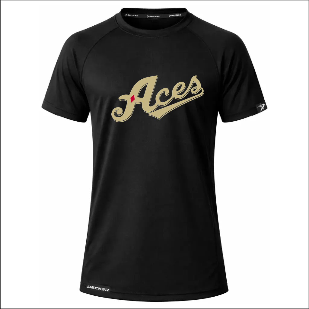 [FTSCPTBK-YXS-LOGO1] NEW Decker Performance T-Shirt (Black, Youth XS, Logo 1)